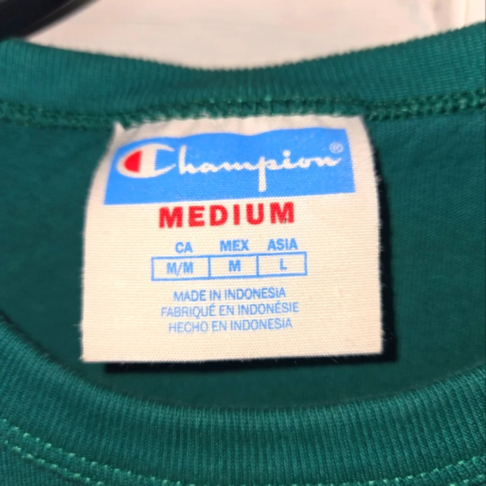 Champion Men's M Green Short Sleeve Tee Classic Fit - Picture 5 of 11